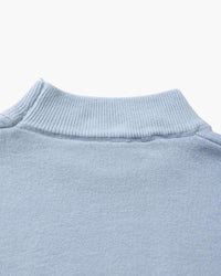 Essential Ribbed Mock Neck Sweater