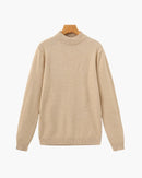 Essential Ribbed Mock Neck Sweater