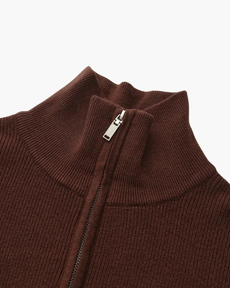 Refined Half-Zip Knit Pullover