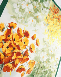 Old Money Impressionist Garden Scarf