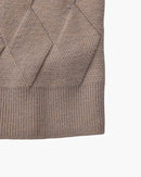 Diamond Knit Crewneck Sweater