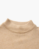 Essential Ribbed Mock Neck Sweater