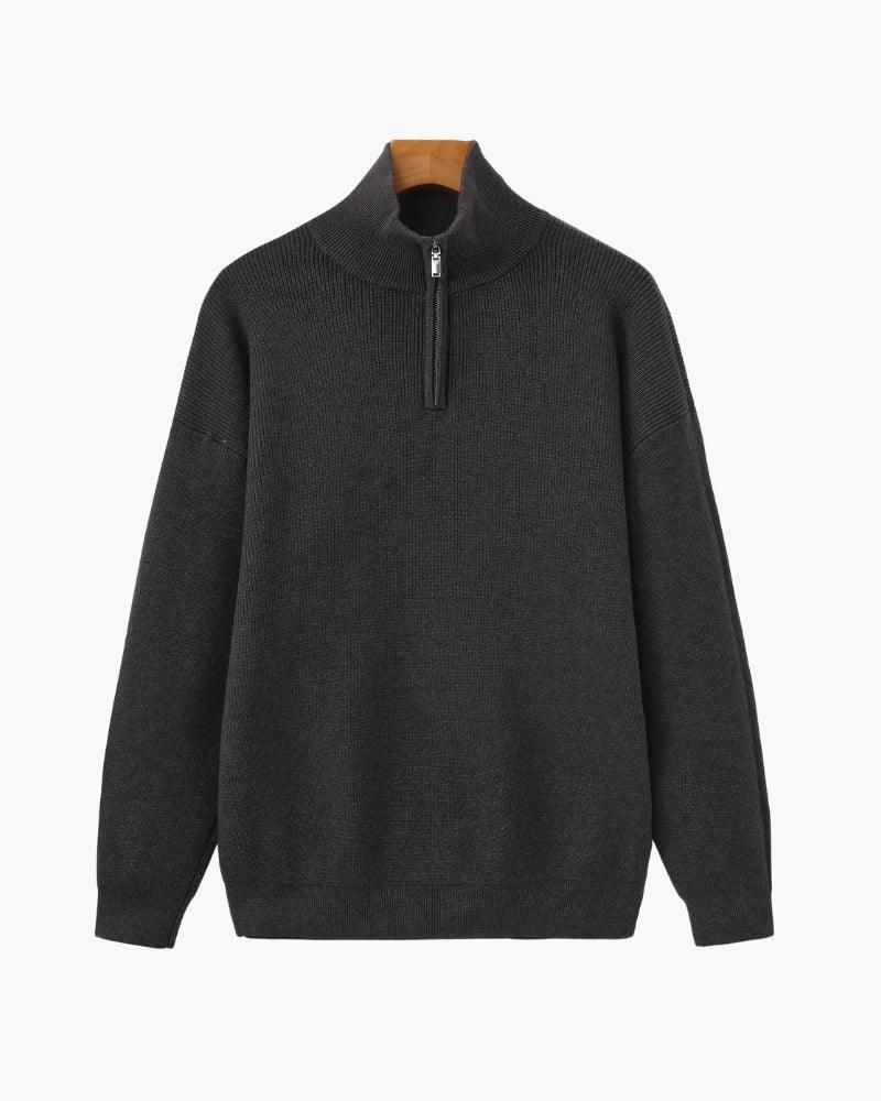 Refined Half-Zip Knit Pullover