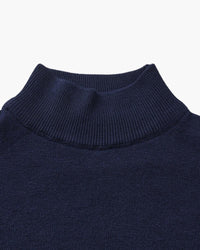 Essential Ribbed Mock Neck Sweater