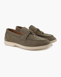 Old Money Suede Lady Loafers