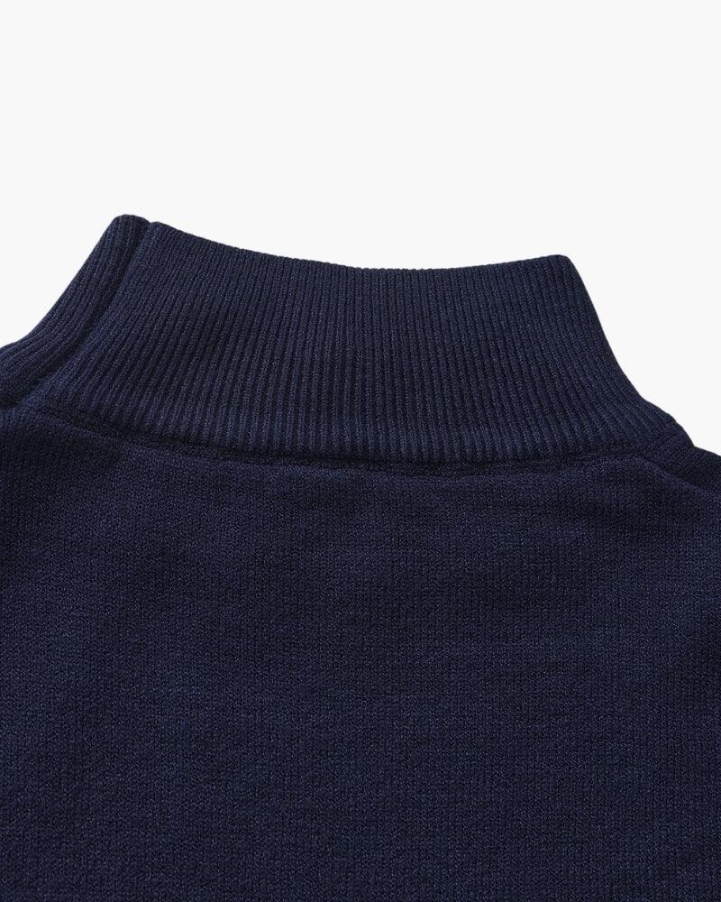 Essential Ribbed Mock Neck Sweater