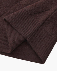 Diamond Knit Crewneck Sweater