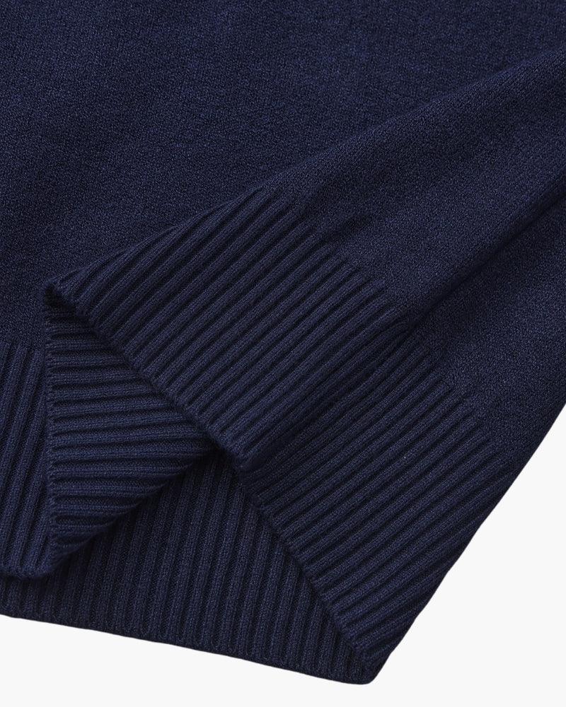 Essential Ribbed Mock Neck Sweater
