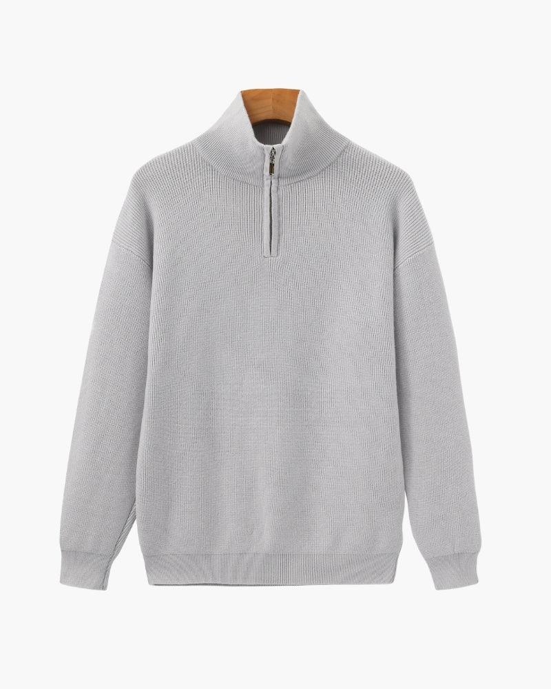 Refined Half-Zip Knit Pullover