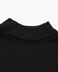 Essential Ribbed Mock Neck Sweater