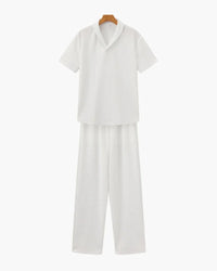 Cotton Polo & Pantalon Set