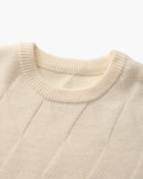 Diamond Knit Crewneck Sweater