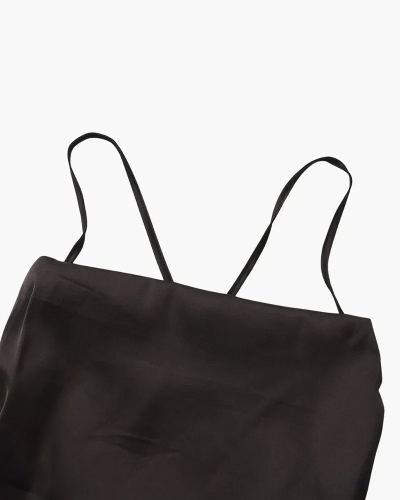 Old Money Silk Slip Dress
