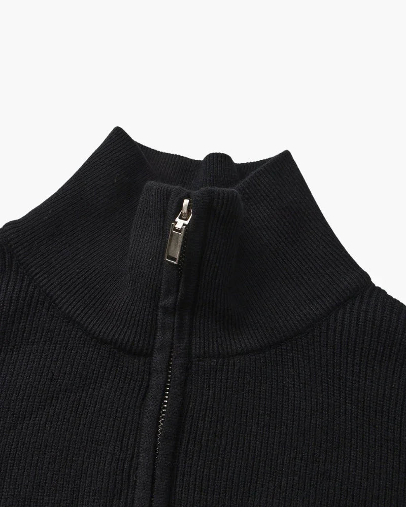 Refined Half-Zip Knit Pullover