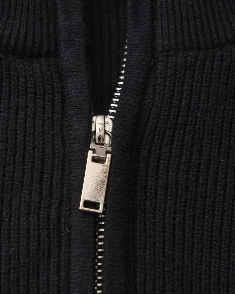 Refined Half-Zip Knit Pullover