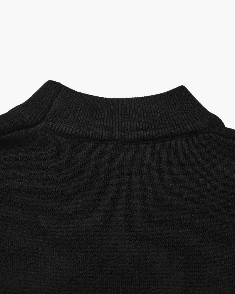 Essential Ribbed Mock Neck Sweater
