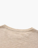 Linen Cotton Essential Crewneck