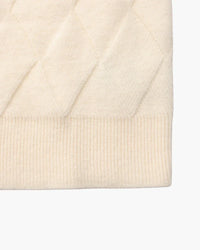 Diamond Knit Crewneck Sweater