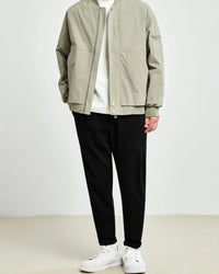 Minimalist Bomber Jacket