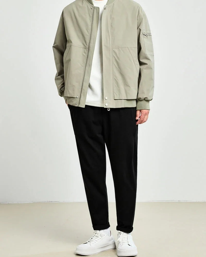 Minimalist Bomber Jacket