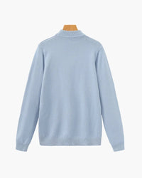 Essential Ribbed Mock Neck Sweater