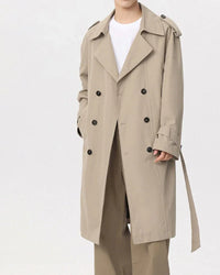 Classic Double-Breasted Trench Coat