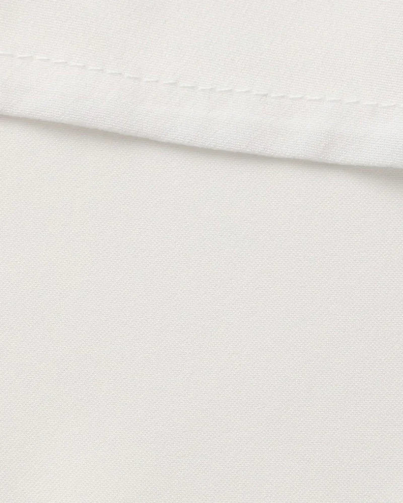 Pearl Button Ruffle Midi Dress