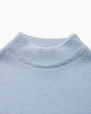 Essential Ribbed Mock Neck Sweater