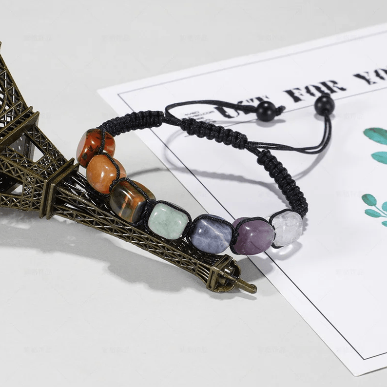 Bracelet en pierre de chakra fait main - CLOTHO STORE