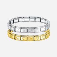 Steel bracelet inspired by Italian Design