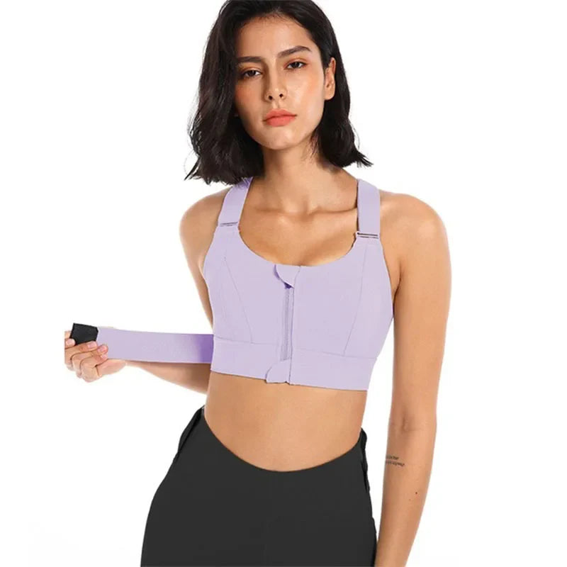 ForceZip™ High Support Sports Bra