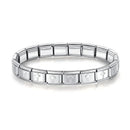 Steel bracelet inspired by Italian Design