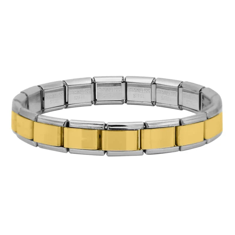 Steel bracelet inspired by Italian Design