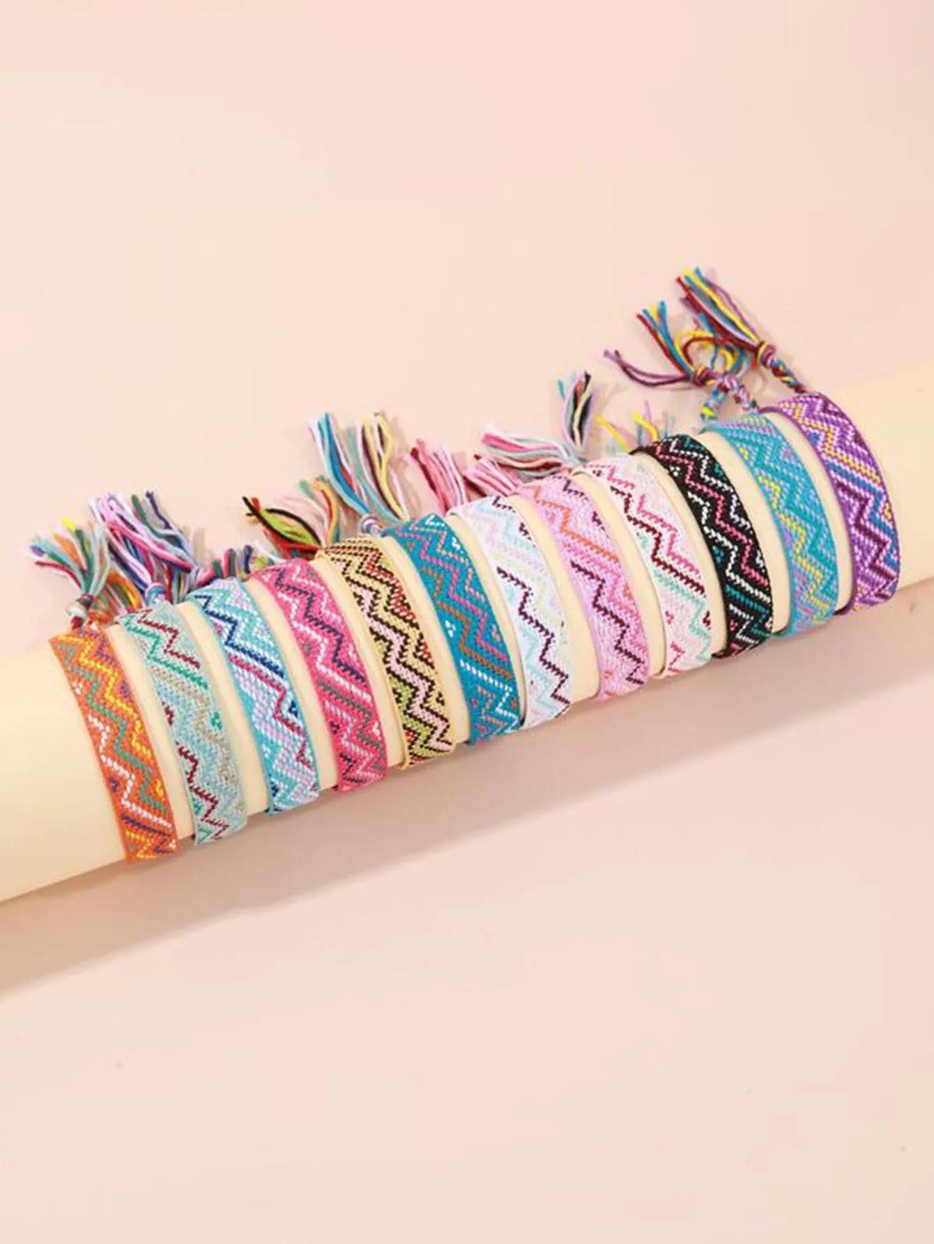 Friendship Bracelet (12pcs kit) - Unisex