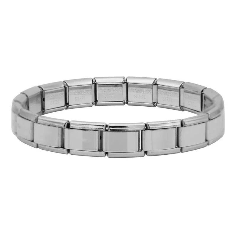 Steel bracelet inspired by Italian Design