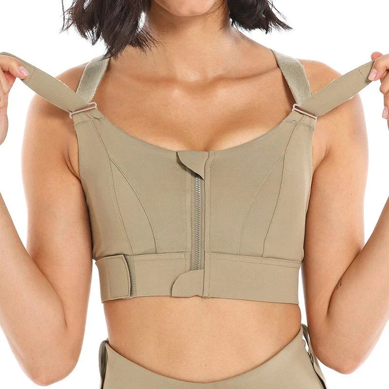 ForceZip™ High Support Sports Bra