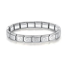 Steel bracelet inspired by Italian Design