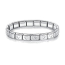 Steel bracelet inspired by Italian Design