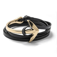 Gold Anchor Bracelet