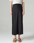 Old Money Silk Skirt