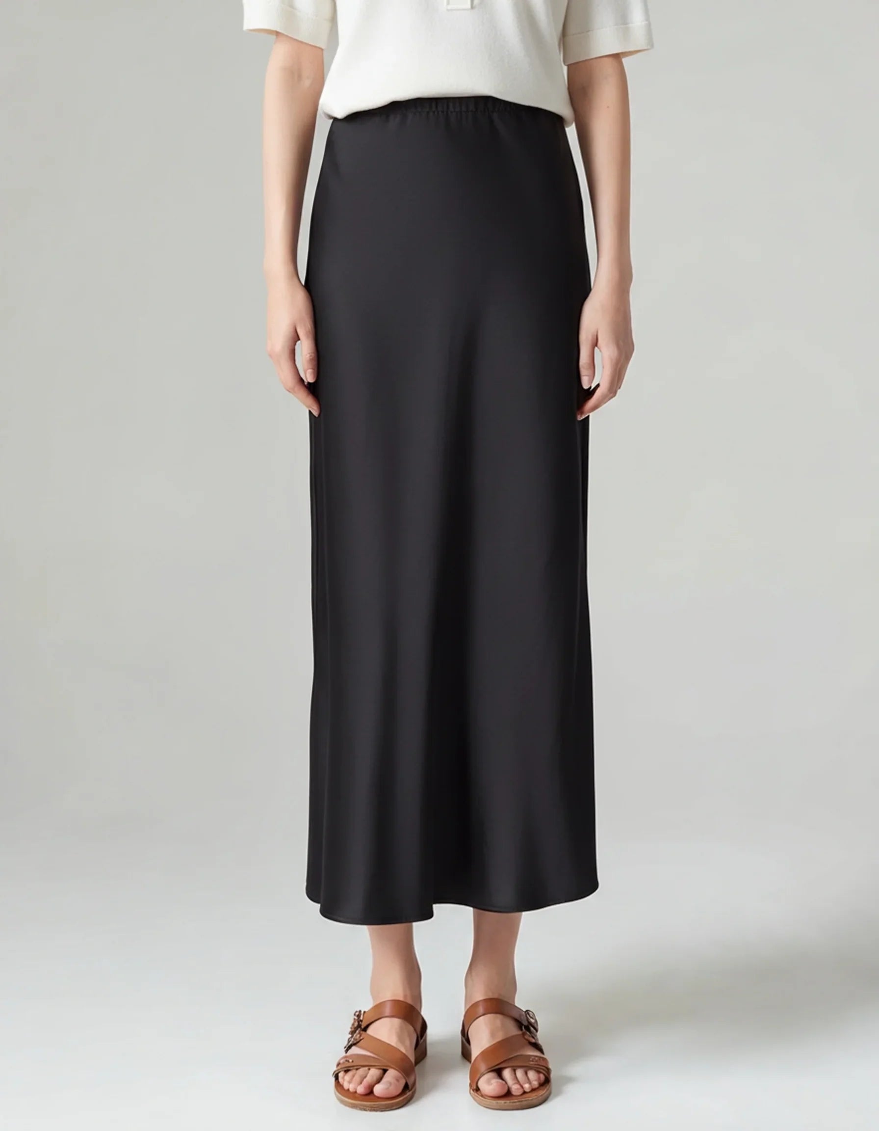Old Money Silk Skirt