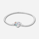 Bracelet Cœur Argent - CLOTHO STORE