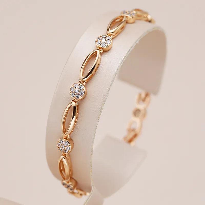 Elegance Zircon Bracelet 585 Rose Gold