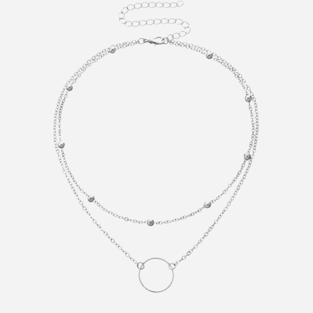 Casual Style Silver Necklace