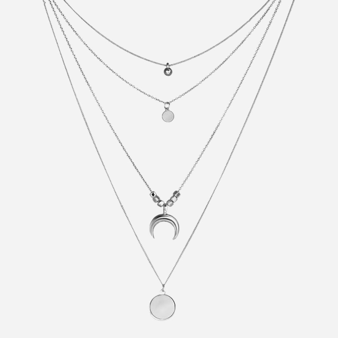 Silver Moon Necklace