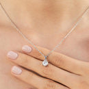 Collier Moissanite 1 Carat - Argent 925 - CLOTHO STORE