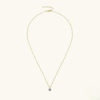 Collier Moissanite 1 Carat - Doré - CLOTHO STORE