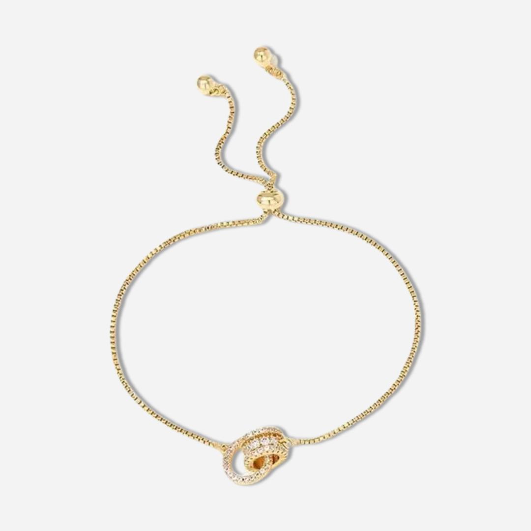 Gold Plated Bracelet with Pendant